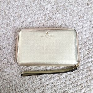 Kate Spade full zip wallet wristlet